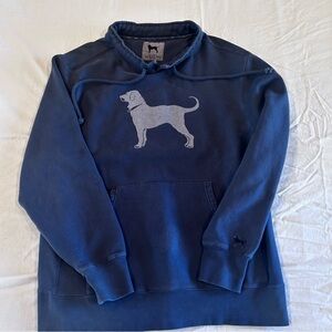 The Black Dog Heavyweight Fisherman Sweatshirt Unisex XL Roomy Fit